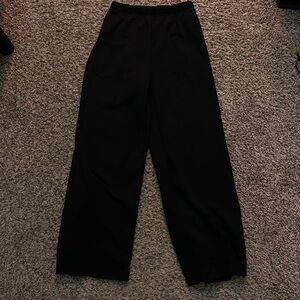 Classic Black Wide-Leg Pants